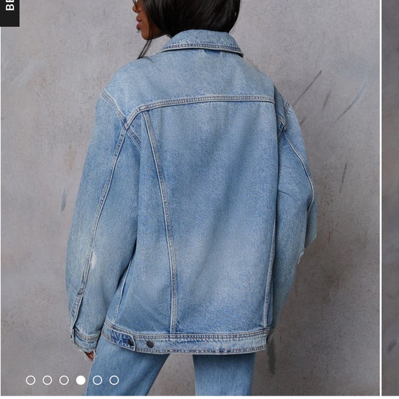 Influencer Oversized Denim Jacket - Picture 5 of 9